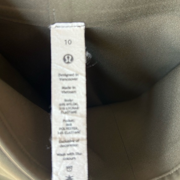 Lululemon Athletica army green  Pants - Picture 2 of 3